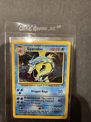 Gyarados - Holo - Rare - 6/102 Pokemon Card Near Mint NM | eBay