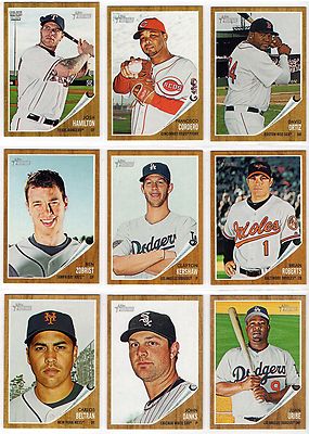2011 Topps Heritage Baseball Base Card You Pick the Card Finish Your Set 1-250