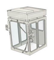 Fortschritt Kabine (FüR E301-303) Lpg 1:87 Modell Bausatz 3D Druck Ddr Gdr