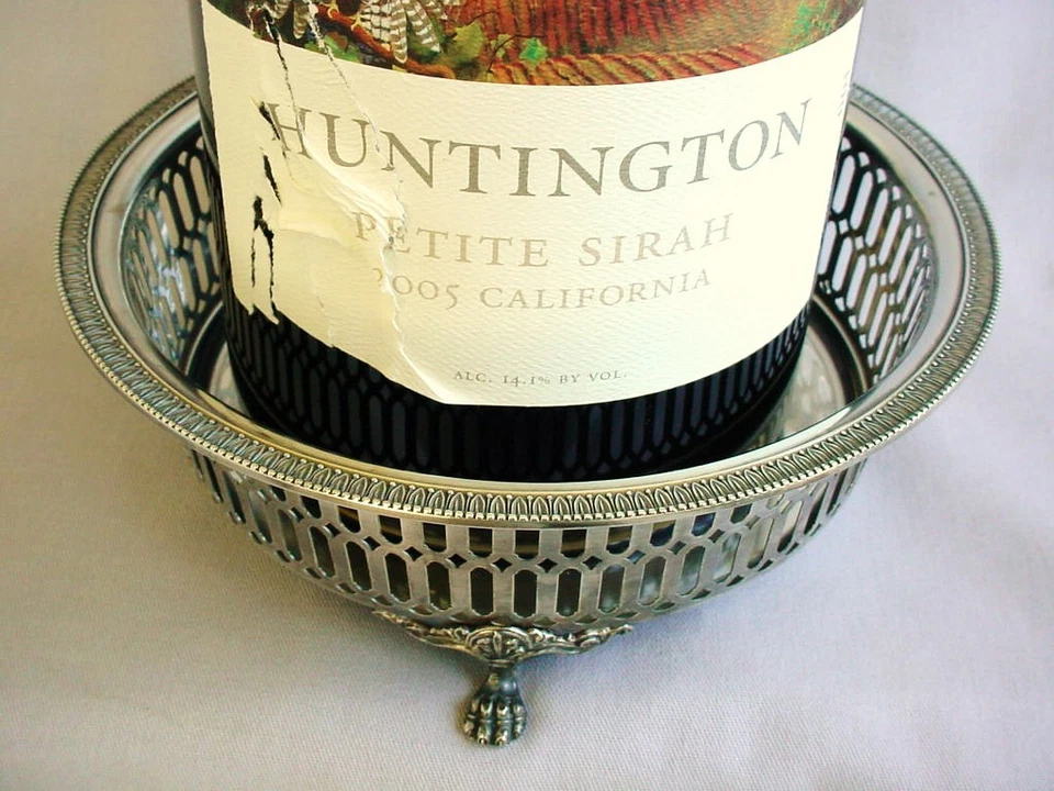 精美经典意大利 800 银葡萄酒 MAGNUM COASTER — 第 2/4 张图片