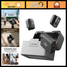 Ultralight Wireless Microphone System - 2 Transmitters, 1 Receiver, Noise Cancel