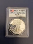 2004-W PROOF AMERICAN SILVER EAGLE PCGS PR69 DCAM  SIGNED FLAG LABEL. Free ship