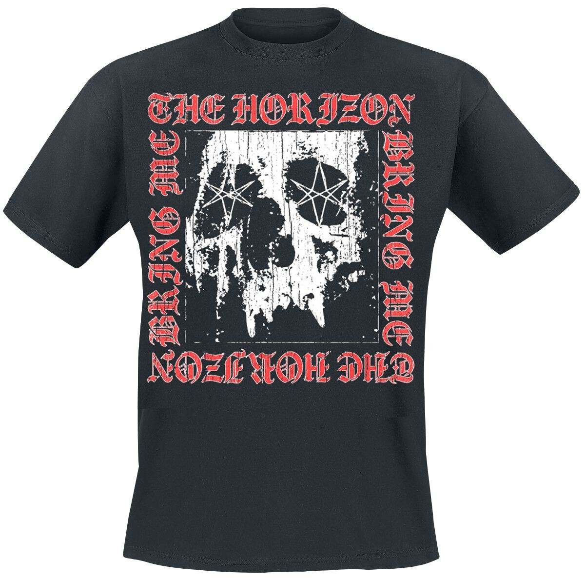 Футболка Bring Me The Horizon с логотипом Herren Metal Skull schwarz Band-Товар Группы 3890₽