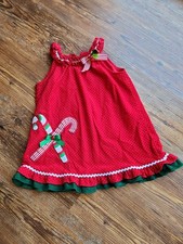 Rare Editions Vintage Girls Red Corduroy Plaid Ruffle Dress Size 4t