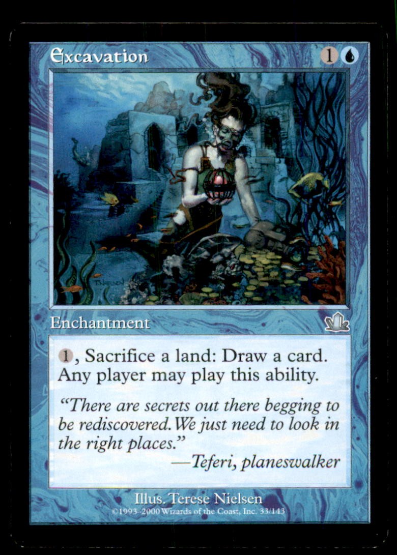 Excavation LP Light Play Prophecy MTG [11036]