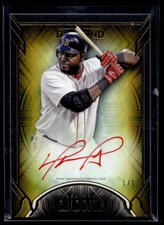 2021 Topps Diamond Icons David Ortiz #RI-DOR Red Ink Auto 1/1