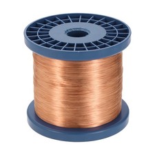 34 AWG Magnet Wire, 34 Gauge 48 oz Enameled Copper Wire, 155C(311F) Copper Color