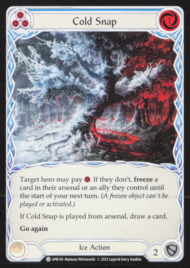 Cold Snap (Blue) #UPR149 Common Uprising Flesh_and_blood