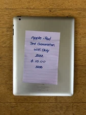 Apple iPad 3rd Generation 32GB Wi-Fi 6 In By 8 In Black