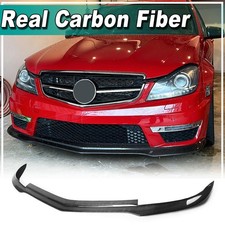 For Mercedes Benz W204 C63 Amg Bumper 2012-14 Real Carbon Front Chin Lip Spoiler For Mercedes Benz W204 C63 Amg Bumper 2012-14 Real Carbon Front Chin Lip Spoiler