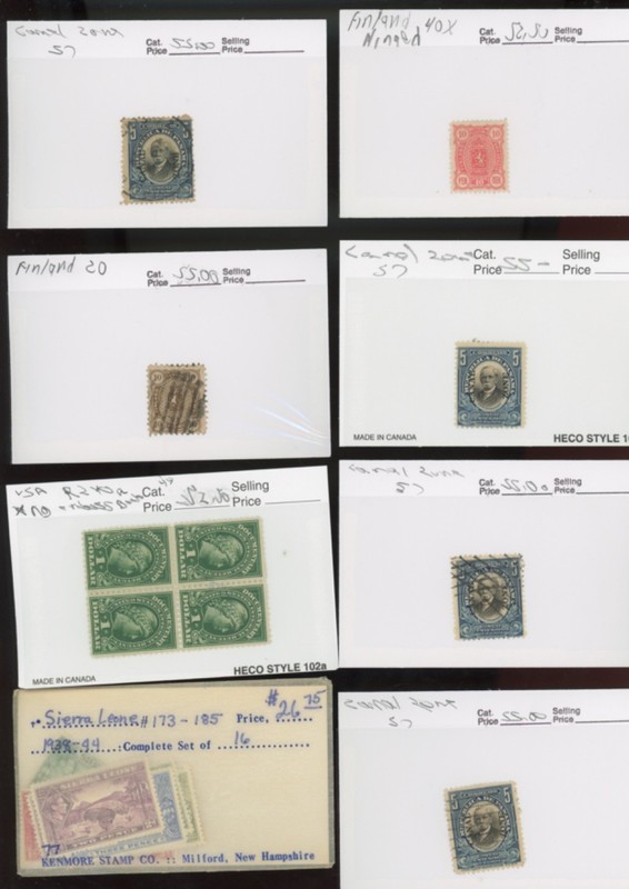 Worldwide Stamp Collection   in  dealer cards cv $582.75  (mb16