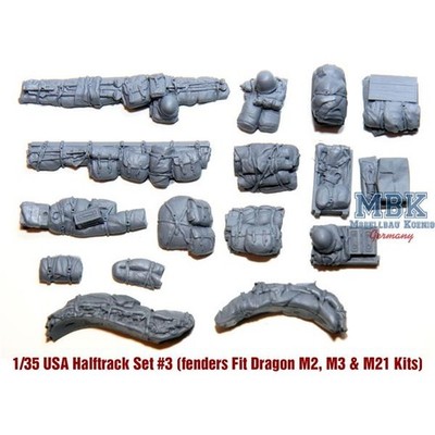 VALUE GEAR VLGHT003 USA Halftrack Set #3 (For Dragon M2/M3/M21 Halftr)