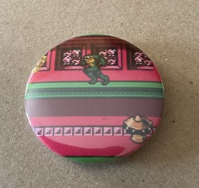 Spilla/badge pulsante videogioco Nintendo Battletoads NES