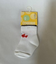 NWT Vtg Gymboree My Pet Goldfish orange white socks 0-6 m fit shoe 00-01