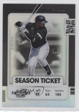 2021 Panini Contenders Season Ticket Optic Holo Prizm Luis Robert #70 04cw