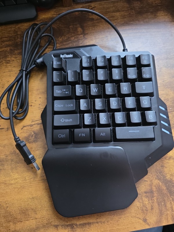 REDTHUNDER G30 One-Handed Mechanical Gaming Keyboard USB Cord - TESTED