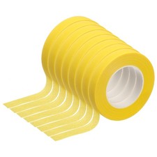 8 St&uuml;ck gelbes Blumenband,1,27cm x 26,4 m,Floristen-Wickelklebeband