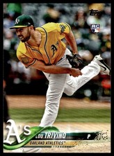 2018 Topps Update #US144 Lou Trivino Oakland Athletics RC Baseball Rookie Card