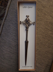 Pewter Cross Letter Opener by Kimberly Wolcott