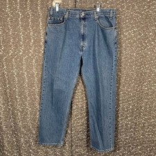 Vintage 90s Levi  s 505 Straight Leg Regular Fit Denim Jeans Men's 40x30