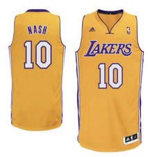 Adidas 2012 LA Lakers Steve Nash #10 NBA Swingman Basketball Jersey Men's XL NWT