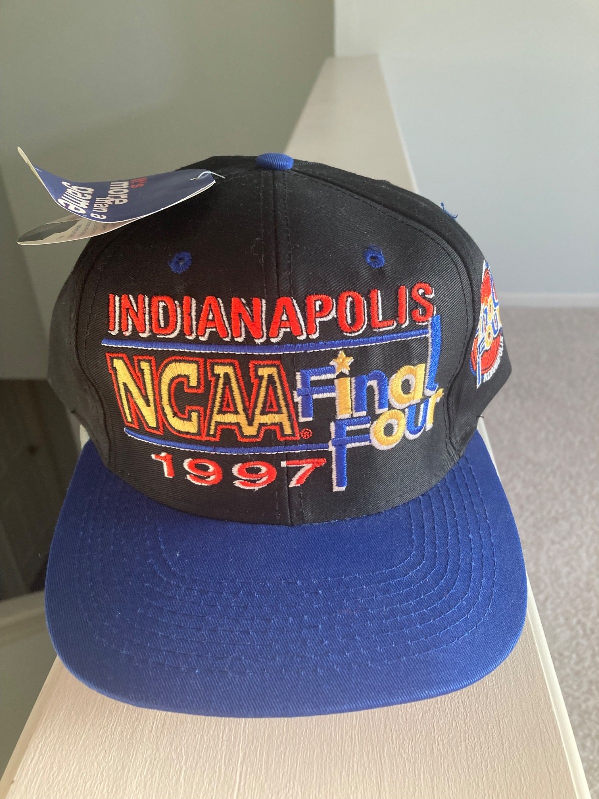 Indianapolis NCAA Final Four 1997 Logo 7 Snapback Hat Basketball VINTAGE
