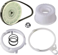 W10721967 Washer Pulley Clutch Kit & W10006384 Washer Drive Belt Fit for Whirlpo