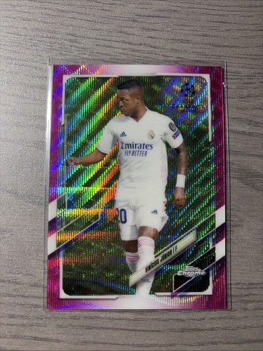 2020-21 Topps Chrome Uefa Champions League - Vinicius Jr #89 Pink Wave Refractor