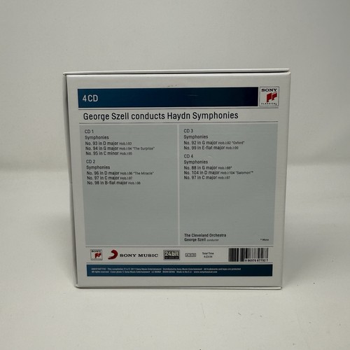 George Szell Conducts Haydn (Symphonies Nos. 88, 92-99 & 104) (4 CD Set, 2011) - Picture 2 of 15