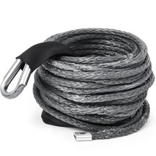 Synthetic Winch Rope 38 X 50ft 13 348 Lbs Synthetic Winch Line Cable Rope... Synthetic Winch Rope 38 X 50ft 13 348 Lbs Synthetic Winch Line Cable Rope...