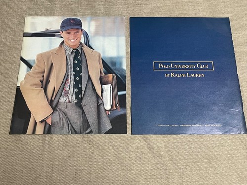 Ralph Lauren Polo Sportsman Magazine Print Advertisement Ad 1990 page