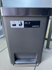 Simplehuman Pattumiera a Pedale Rettangolare 45L 
