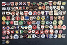 ENGLISH - ENGLAND - NON LEAGUE FOOTBALL TEAM LAPEL PIN BADGES - D - E