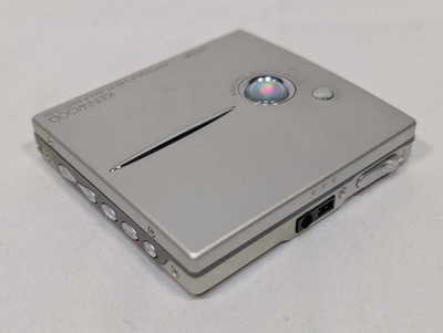 KENWOOD Vintage Player Minidisc Player MD Portable Blue DMC-S55 KENWOOD MDプレイヤー DMC-S55 ポータブルプレーヤー