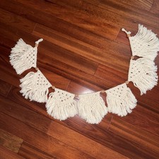 Wall Macrame Hand-woven Boho Macrame Tapestry Macrame Garland Banner Wall Art
