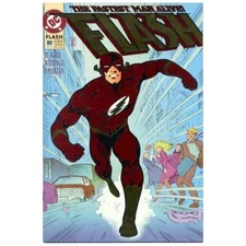 Flash #80 Foil - 1987 series DC comics NM Full description below [y