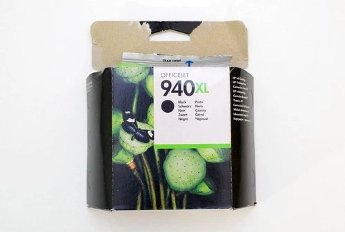 original HP 940XL C4906AE ink cartridge black - expired March 2017