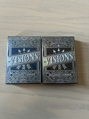 2 Visions Spielkarten Decks X/1000 von Wounded Corner Sealed