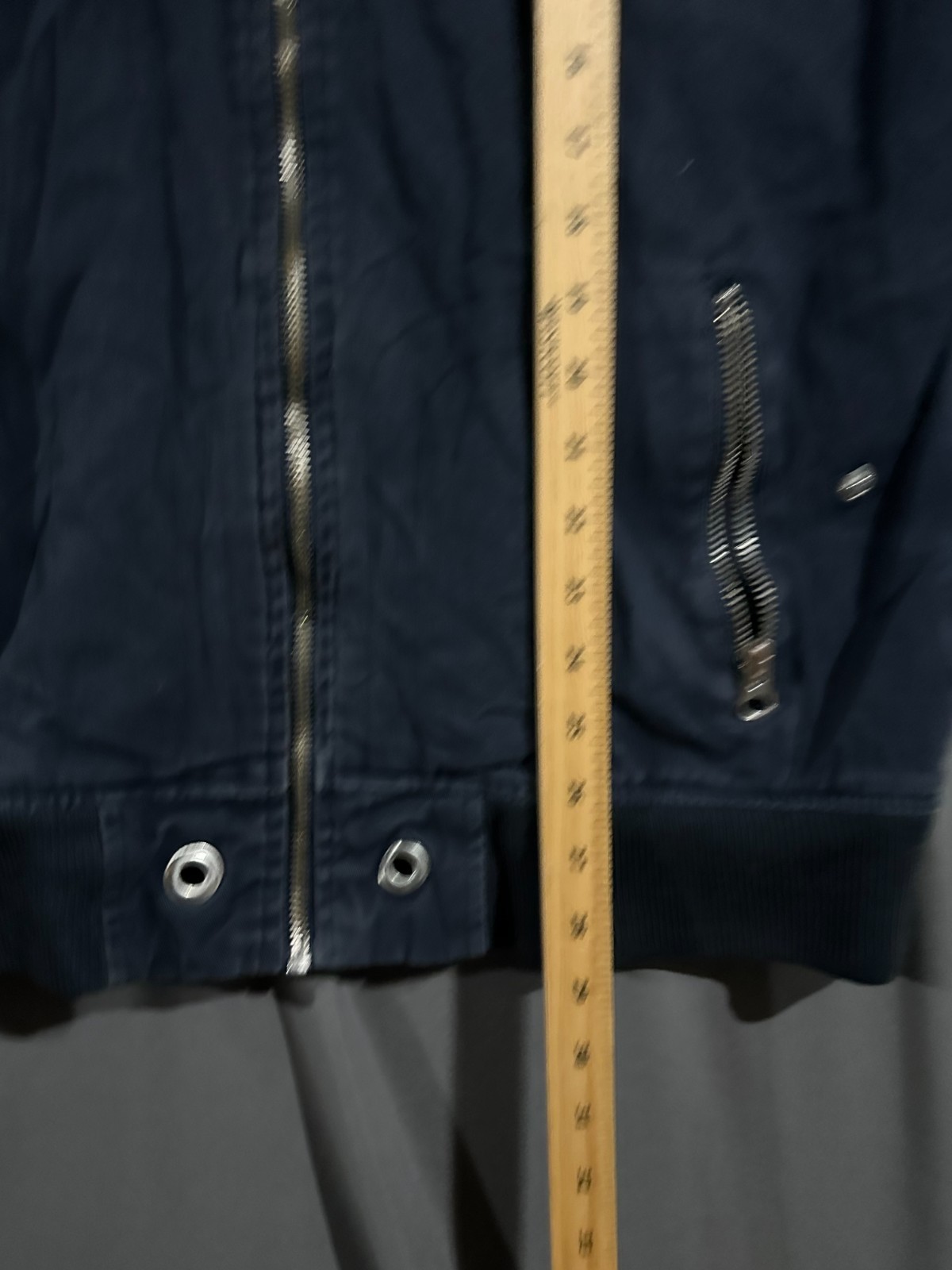 Basic Code Military Jacket mens Large Black Full … - image 7