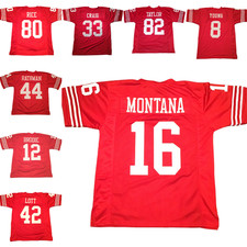 Custom Men's Red 2025 Limited Stitched Sewn Jersey New All Size