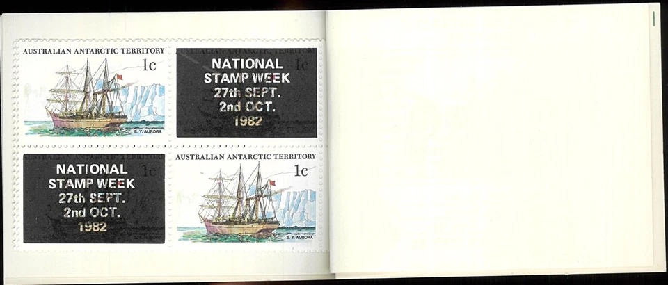 1982 Australian Antarctic Territory Ships AUSIPEX 84 Scarce Right Staple Booklet - Image 3 of 4
