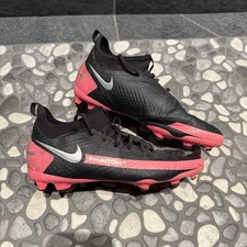 Nike Phantom GT Academy DF FG MG Soccer Cleats Black/Pink CW6667-006 Sz 5