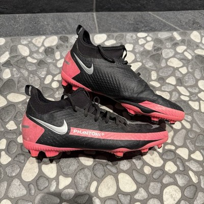 Nike Phantom GT Academy DF FG MG Soccer Cleats Black/Pink CW6667-006 Sz 5