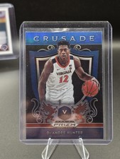 2019-20 Panini Prizm Draft Picks - Crusade De'Andre Hunter #78 Blue Prizm (RC)