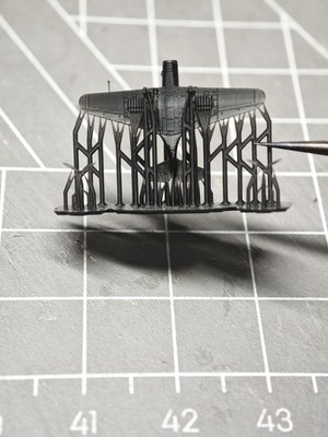 3D-printed 1/700/350 us TBD Devastator carrier-based aircraft  Unpainted model