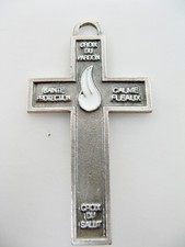 Kreuz - Buntmetall - zum Anh&auml;ngen - ca. 5 x 2,8 cm (R121)