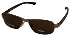 Umbro Mens Sunglass Brown, Solid Brown Lens Metal Sport Aviator GS05