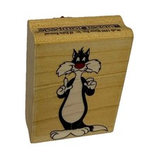 Rubber Stampede Looney Tunes Sylvester Wood Rubber Stamp 026-D 1990