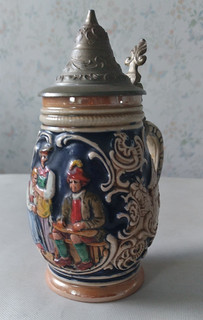 Lidded Beer Stein West Germany