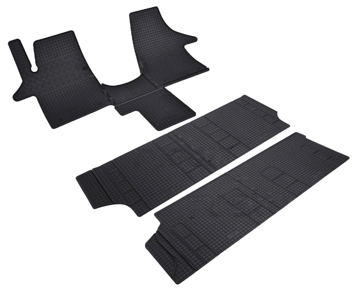 autix 300056810569 - Zerbino in velluto spesso e spesso, adatto per VW T6 Multivan con 1 porta scorrevole